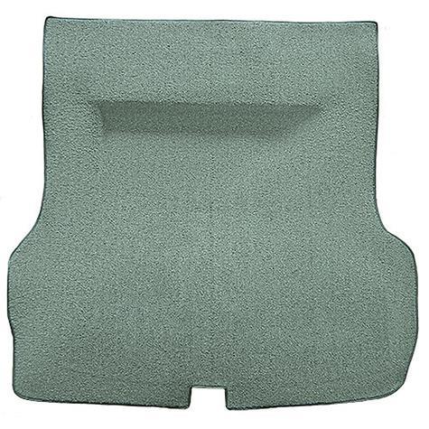 1955-57 Chevrolet Bel Air	 2DR/4DR Hardtop/Sedan	 Molded Trunk Carpet w/o Spare Tire Cutout	 Mass Backing	 Loop	 Light Green