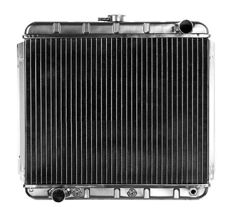 1968-70 Mustang L6-250 With Auto Trans 3 Row Copper/Brass Radiator