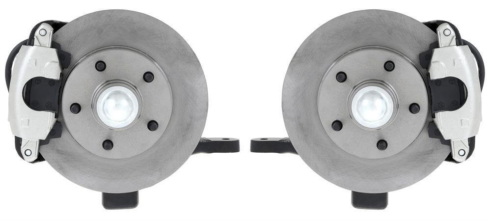 1958-64 Impala, Bel Air, Biscayne; 2" Drop Front Disc Brake Conversion Set; With 11" Standard Rotors