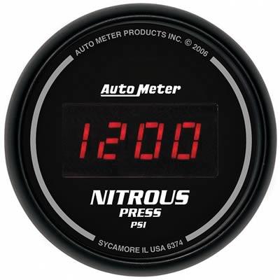 Nos Pressure Gauge 52mm 0-2000psi Sport-comp Digital Electric