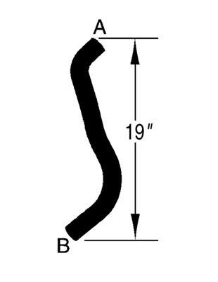 Curved Radiator Hose