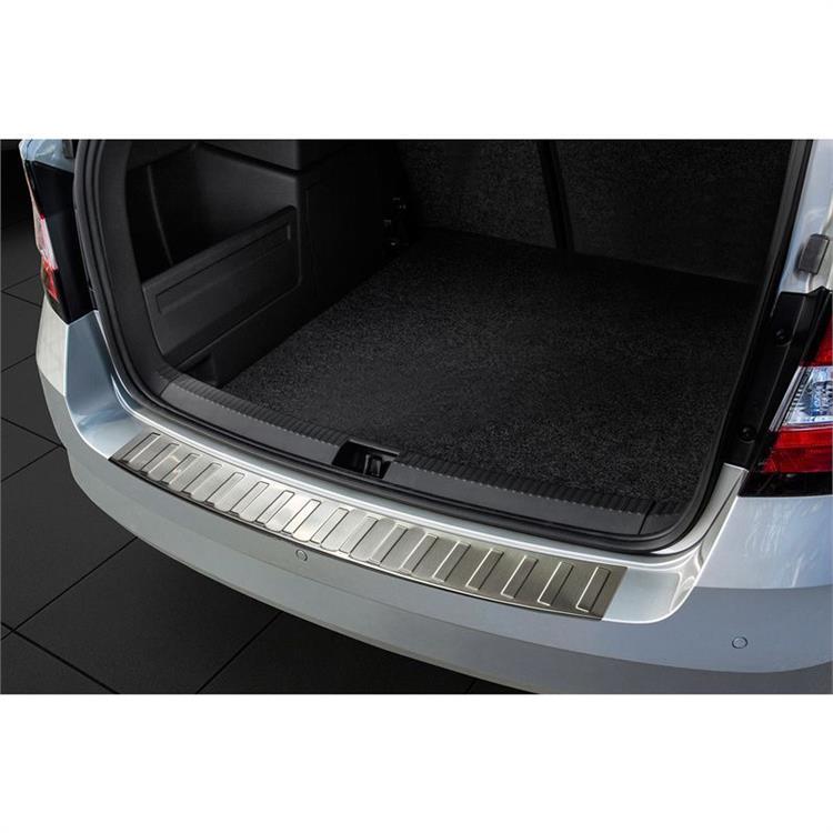 RVS Achterbumperprotector Skoda Fabia III Combi 2015- 'Ribs'