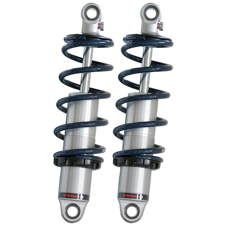 Coilover Kit, HQ Series 4-Link, Rear, Monotube, Aluminum, Clear Anodized, Chevrolet, GMC, Pair