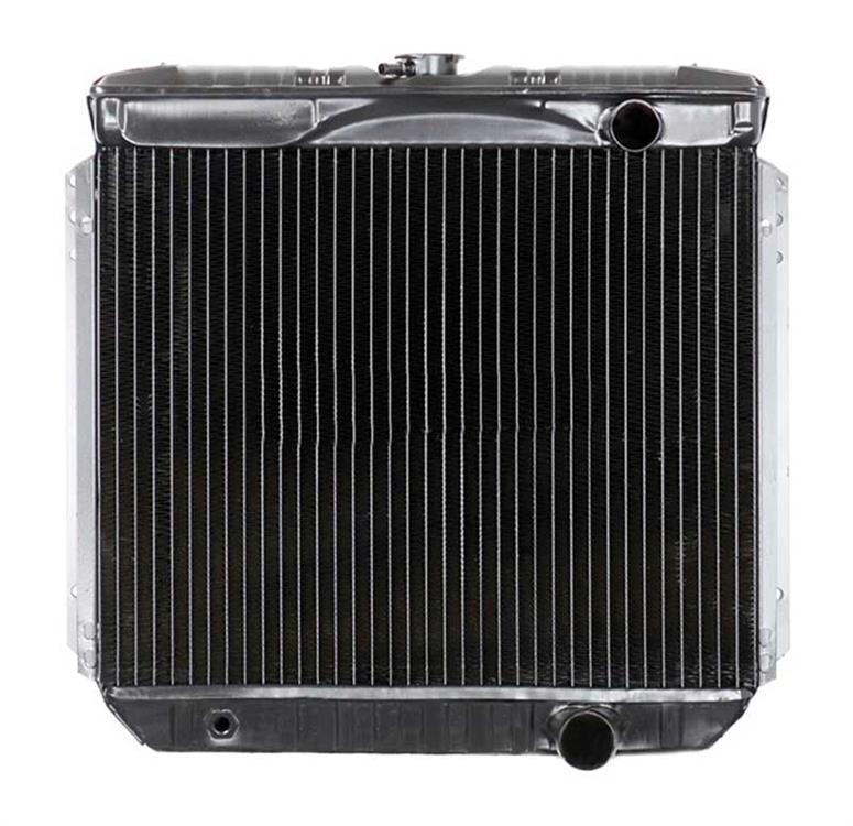 kyare 1967-69 Mustang V8/260-351 With Manual Trans 3 Row Copper/Brass Radiator