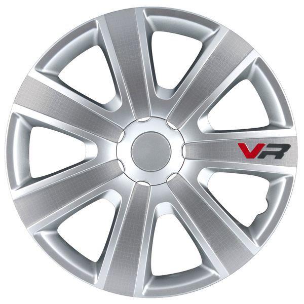 Hubcaps Vr 14" Silver / Carbonfiber Look