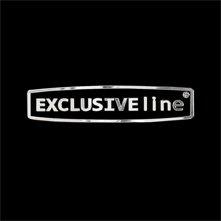 Nickel Sticker 'EXCLUSIVE LINE' - 75x15mm