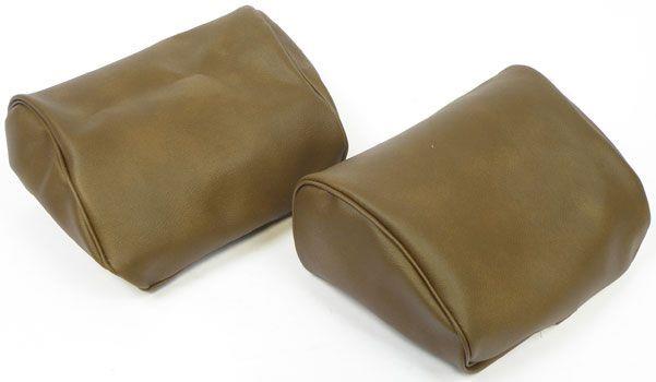 1970 NOVA BENCH SEAT HEADREST COVER (DARK SADDLE)