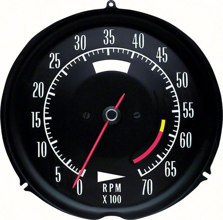 1972-74 CORVETTE TACH 6000 RED LINE