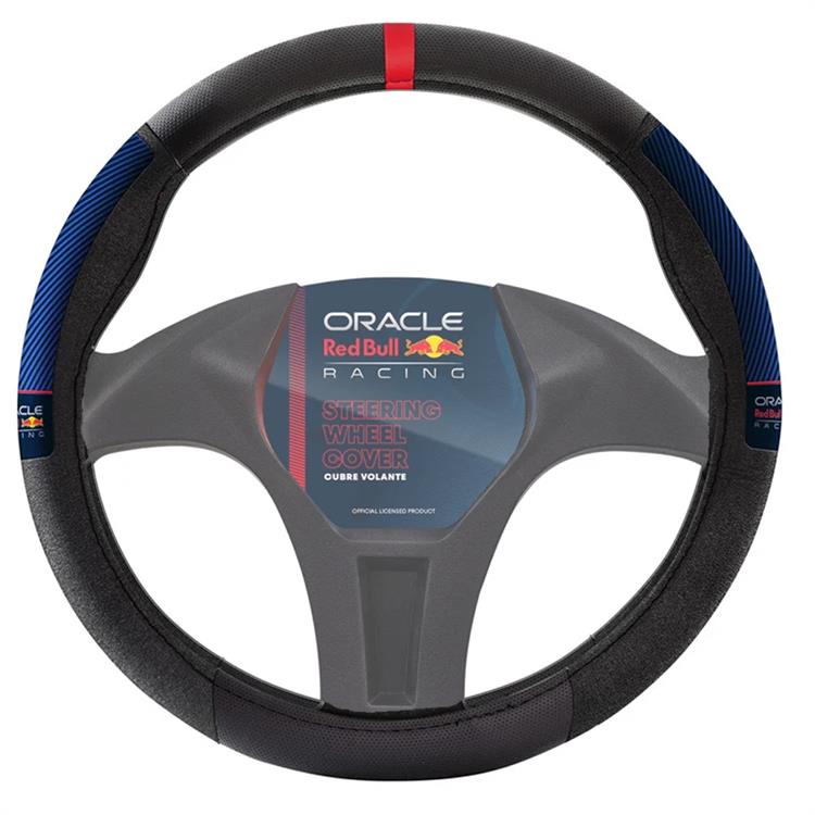 Red Bull Oracle Universele stuurwielhoes - Type 02 - Zwart/Rood/Blauw