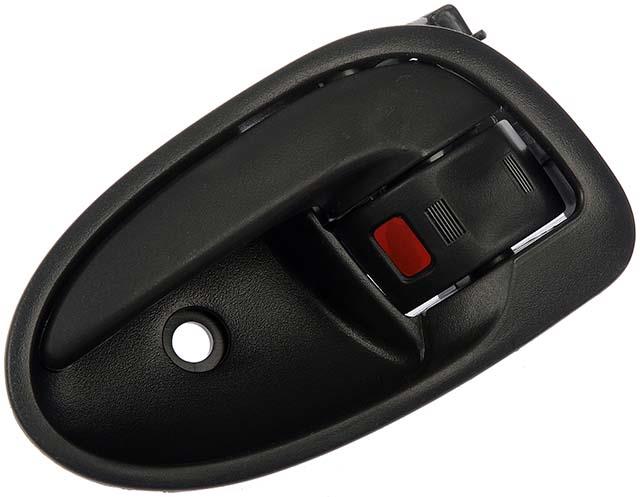 interior door handle front/rear left smooth dark gray