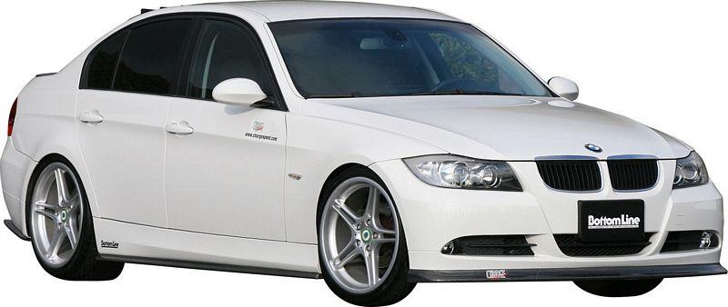 Chargespeed Sideskirts passend voor BMW 3-Serie E90 2005-2008 'Bottomline' (FRP)