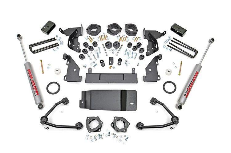 4.75-inch Suspension & Body Lift Combo Kit (Factory Cast Steel Control ...