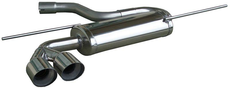 Muffler Rear Au A3 8p 2.0 Tdi ( 140pk ) 03- 2x