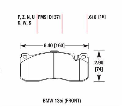 brake pads, rear, DTC 70