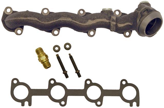 Exhaust Manifold, OEM Replacement, Cast Iron, Ford, SUV, Pickup, Driver Side, Each