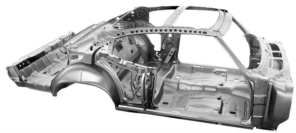 Body Skeleton, w/ Blank Firewall, 1970 Chevelle Coupe