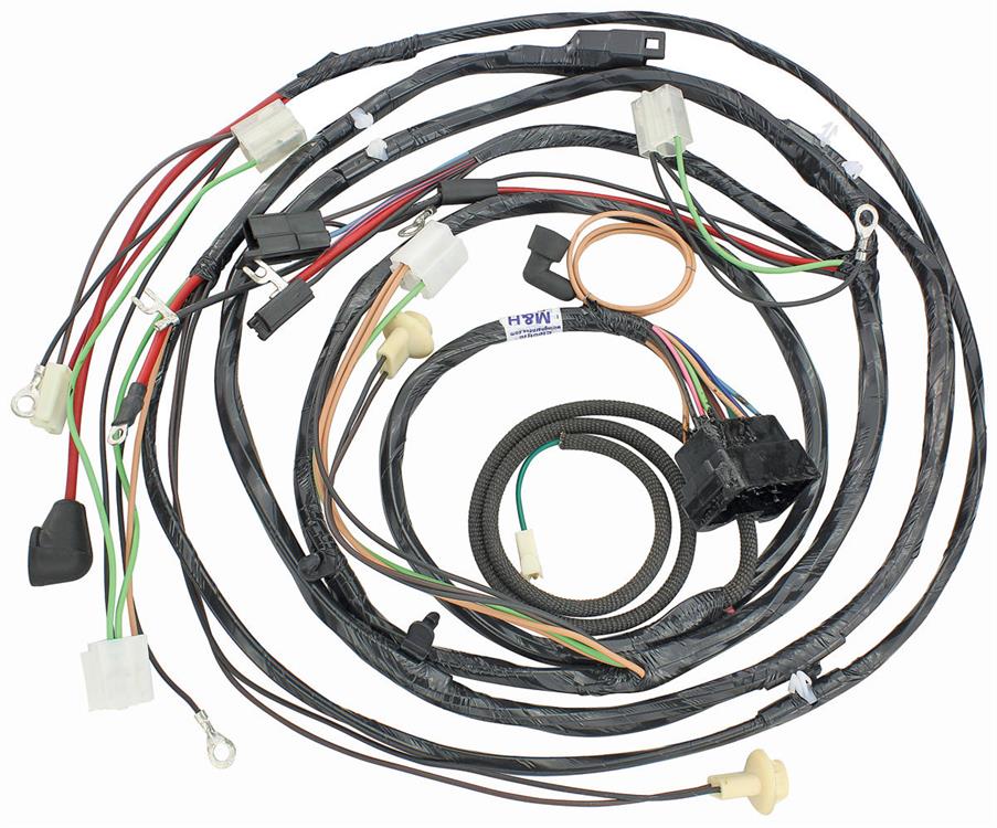 Wiring Harness, Forward Lamp, 1969 Chev/El Cam, V8/Warn.Lights/Pass.Int.Reg.Alt.