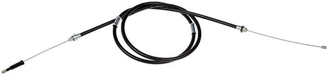 parking brake cable, 255,19 cm, rear right