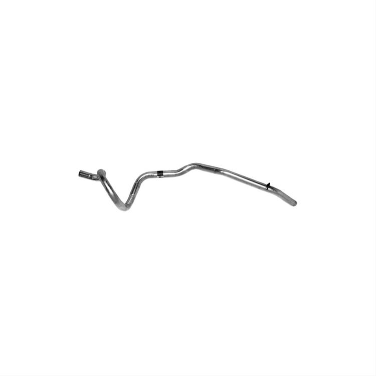 Tailpipe, Steel, Aluminized Finish, Single Passenger Side Exit without Resonator