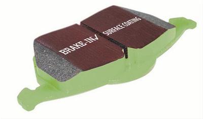 brake pads, rear, Greenstuff organic material