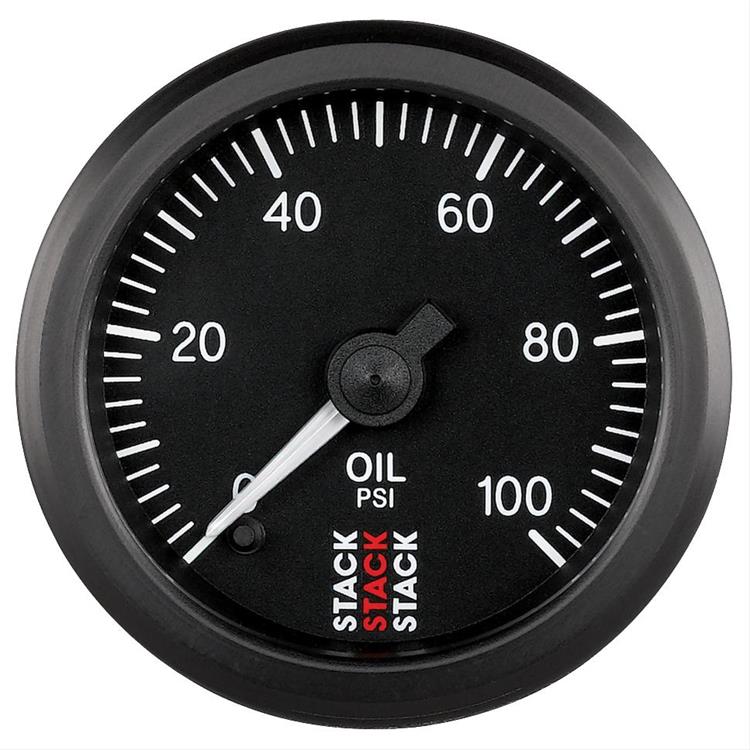 Oil pressure, 52.4mm, 0-100 psi, electric