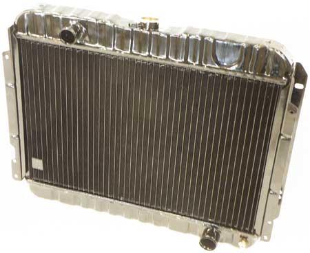 "1966 IMPALA / FULL SIZE V8-396 WITH AC, WITH MANUAL TRANS 4 ROW 17-1/2"" X 25-1/2"" X 2-5/8"" RADIATOR"