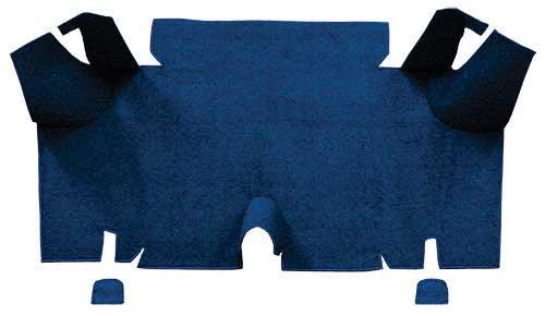 1965-66 Mustang Fastback Loop Carpet Trunk Mat - Dark Blue