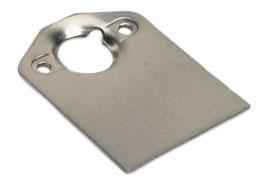 Quick Fasteners, Weld Plate, Mounting Brackets, Steel, Recessed, Set of 10