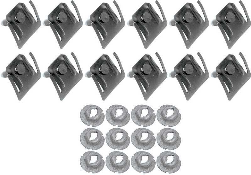 Rear Corner Moldings Clip Set