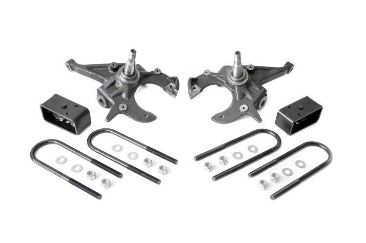 Front 2-inch / Rear 2.5-inch Spindle Lowering Kit