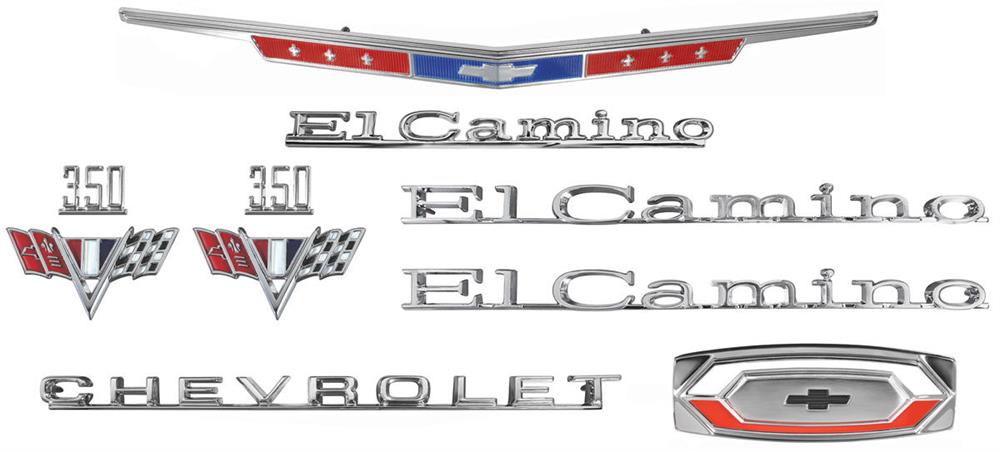 Emblem Kit, 1967 El Camino 350