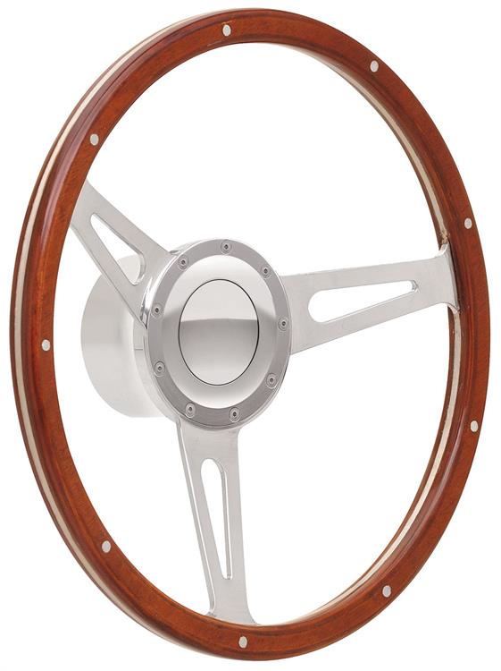 Steering Wheel Kit, 59-68 GM, Retro Cobra, Large, Plain