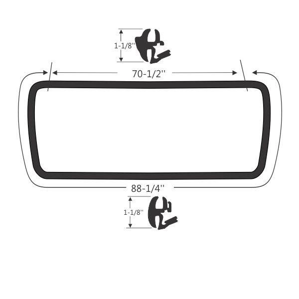 Windshield Weatherstrip Seal