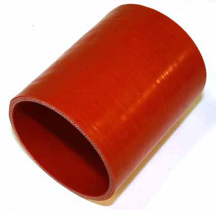 silikonslang rak 51mm brun/röd /10cm