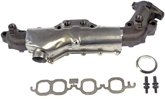 Exhaust Manifold, Cast Iron, Natural, GM with Chevy, 5.0, 5.7L, Passenger Side, Each