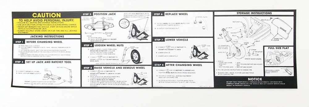 87 JACK INSTRUCTIONS DECAL