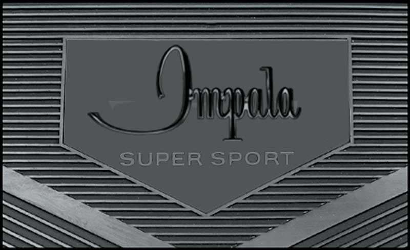 gummimattsats "Impala Super Sport", svart