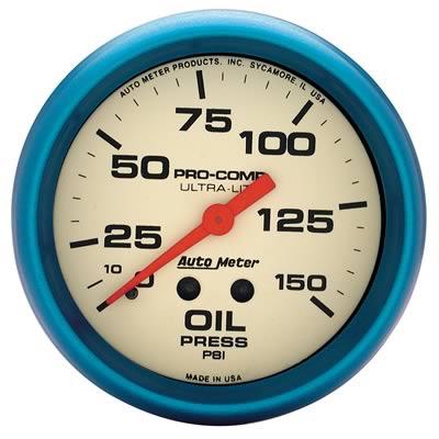 Oil pressure, 67mm, 0-150 psi, mechanical