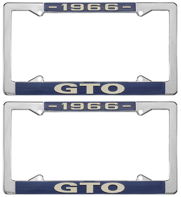 License Plate Frames, "1966 GTO" Custom