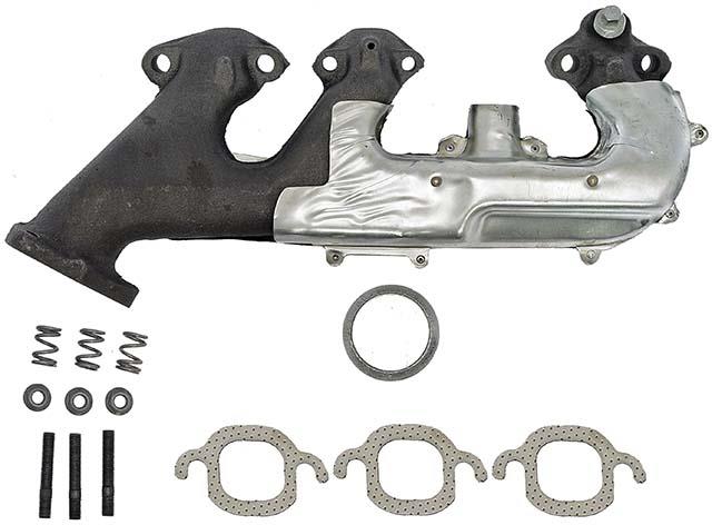 Exhaust Manifold, Cast Iron, Natural, RH