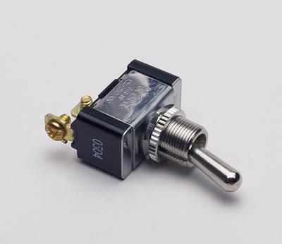 Toggle Switch, Off/Momentary On, Single Pole, 20 Amp