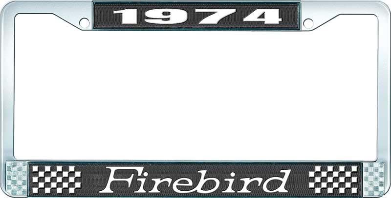 1974 FIREBIRD LICENSE PLATE FRAME - BLACK