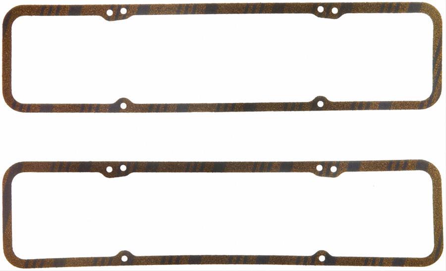 Valve Cover Gaskets, Cork/Rubber, .156 in. Thickness, Chevy, Small Block, Pair