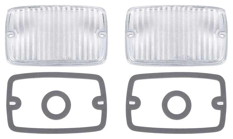 1970-72 Plymouth Valiant/Duster/Scamp Park Lamp Lense and Gasket Set