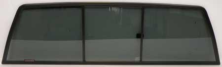 1988-00 Pickup C/K Cab with 64-1/8" X 18-1/2" Window Opening Three Panel Slider (Dark Tint)