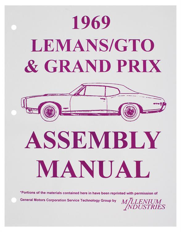 Assembly Manual, 1969 GTO/Grand Prix