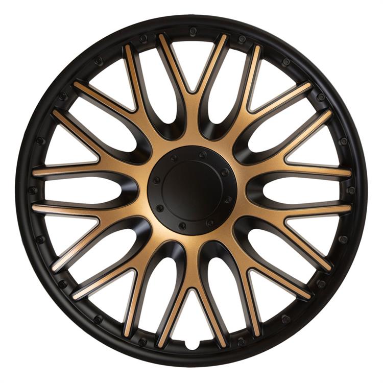Set J-Tec wheel covers Orden 14-inch black/gold