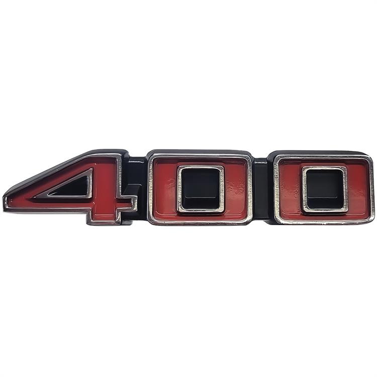 1971-75 Chevrolet Impala, Caprice; Lower Fender/Rocker Emblem; "400"