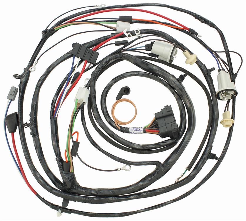 Wiring Harness, Forward Lamp, 1971 Chev/El Cam, V8/Gauges