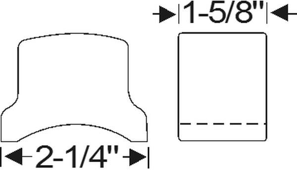 Axle rebound pad